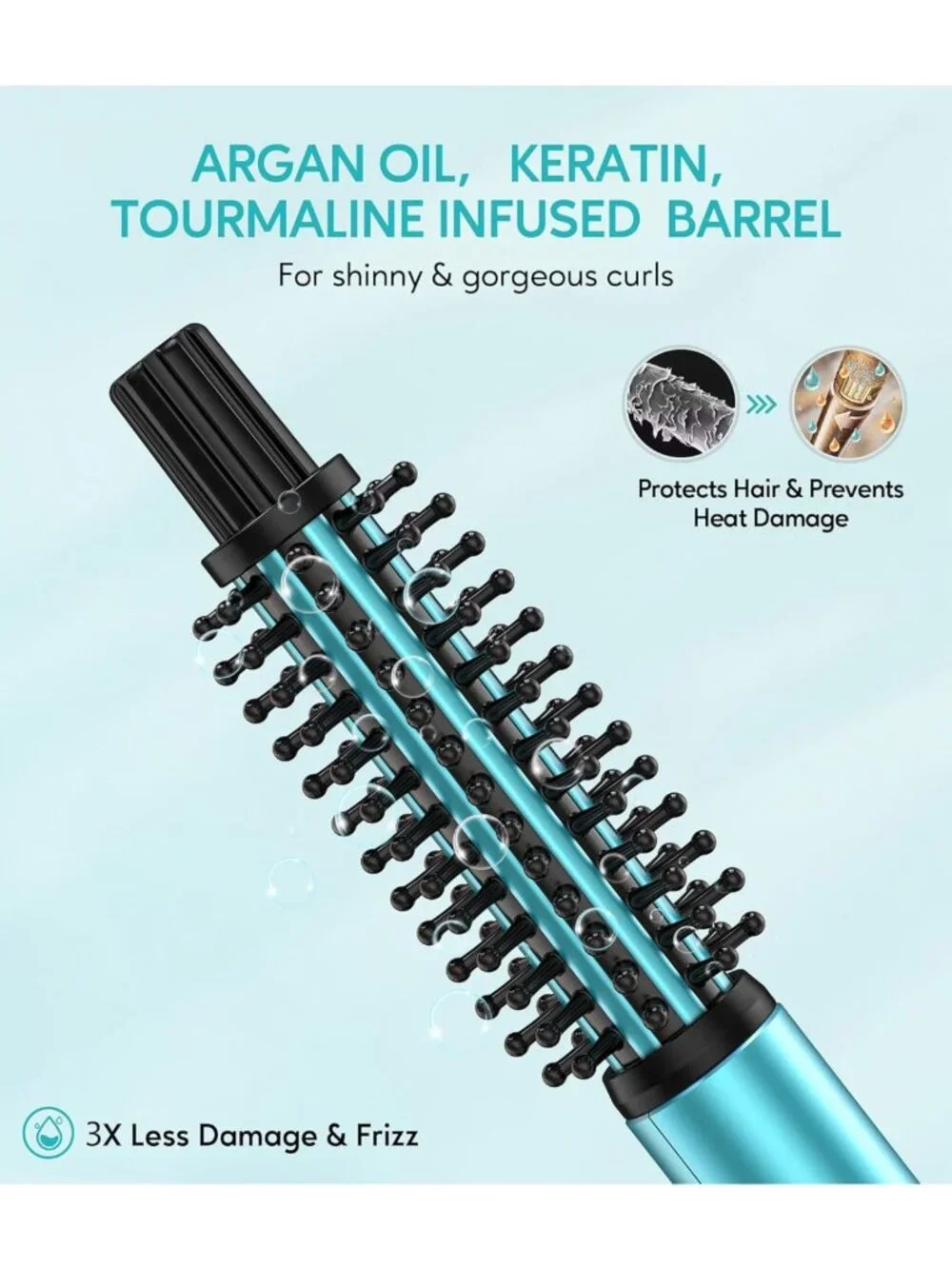 Mini Thermal Brush & Curling Iron - 3/4